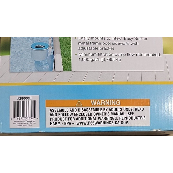 Intex Pool Skimmer 28000E Deluxe Wall Mount for Above Ground Pools NIB - Picture 10 of 11